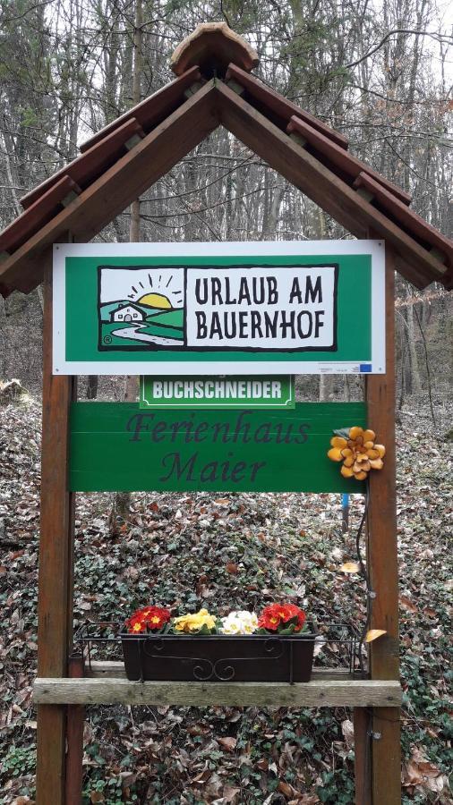 Buchschneider - Ferienhaus Maier - Landhof Schwarzautal Buitenkant foto